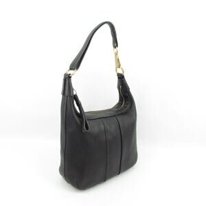 Coach Black Leather Hobo Bag